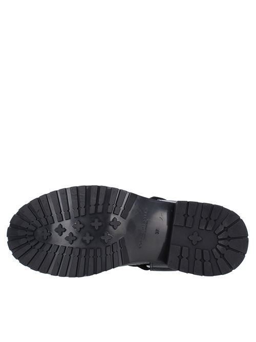 Stivaletti in pelle con accessorio gioiello SOPHIA WEBSTER | 21118NERO